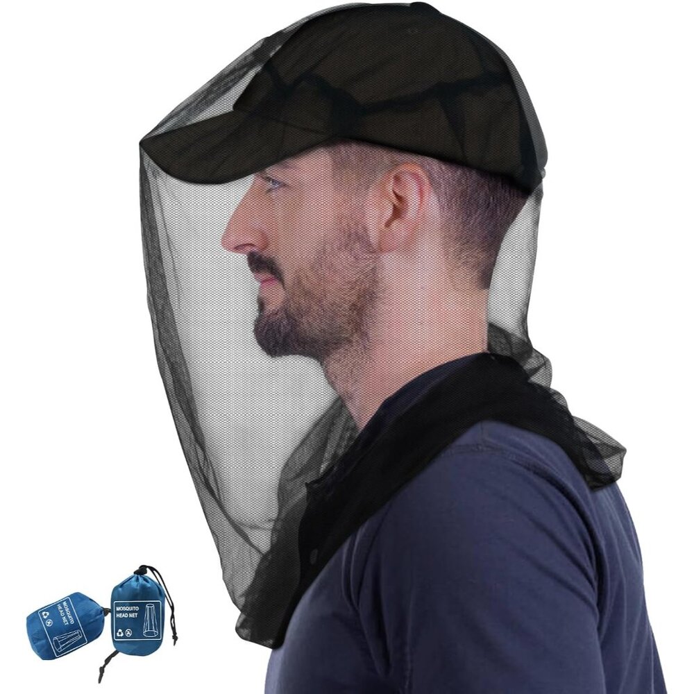 Premium Mosquito Head Net For Insect, 2 Pack, Fly & Bug Protection | Ultra Large